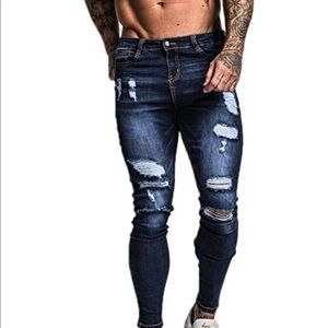 Designer type skinny jeans